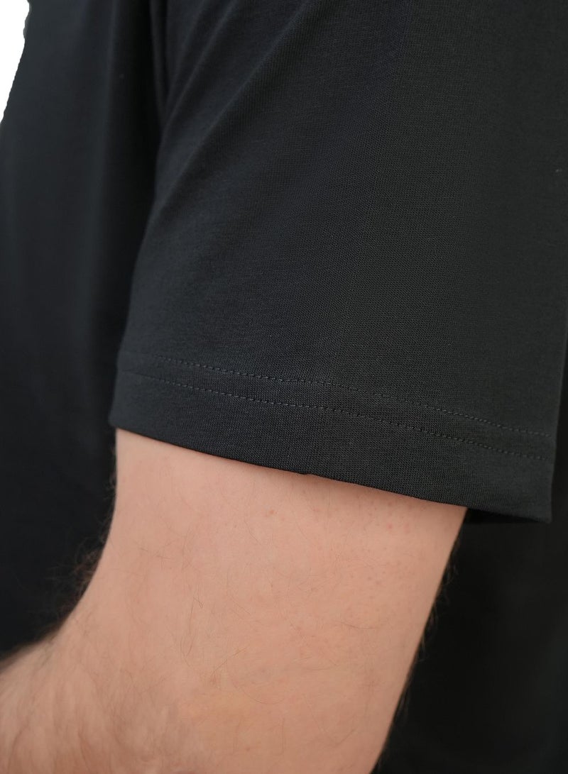 GIORDANO Men's Slim Fit Cotton Jersey Crew Neck Print Tee | WWS Graphic - Image 4